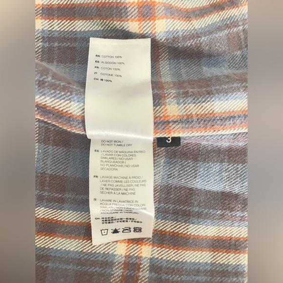 NEW Large John Elliott Hemi Oversized Weston Check Button Down Flannel Shirt - Picture 5 of 7